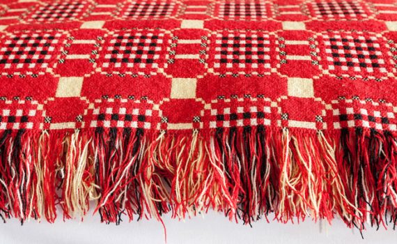 Melyn Ty Gwynt Blanket - Made in Pembrokeshire