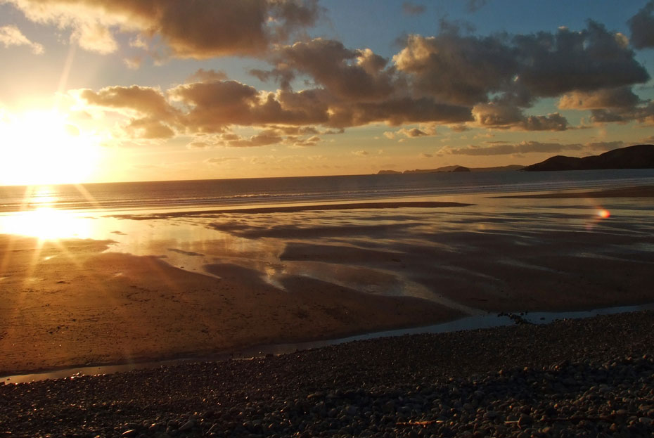 Newgale Beach, Pembrokeshire - natural colour and texture inspires Rochgate Holiday Cottages