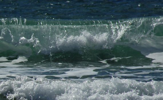 Waves on a Pembrokeshire Beach